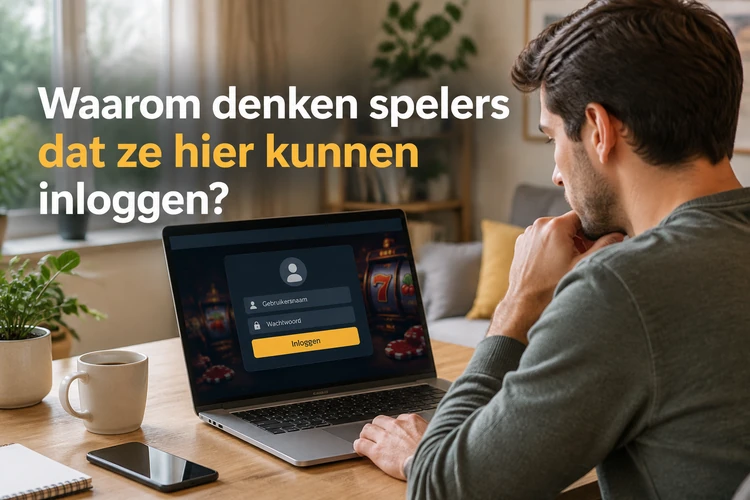 Waarom denken spelers dat ze hier kunnen inloggen?