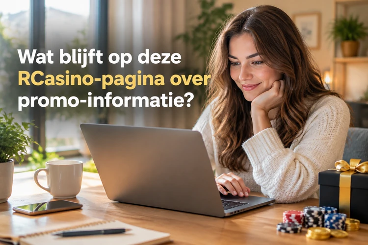 Wat blijft op deze RCasino-pagina over promo-informatie?