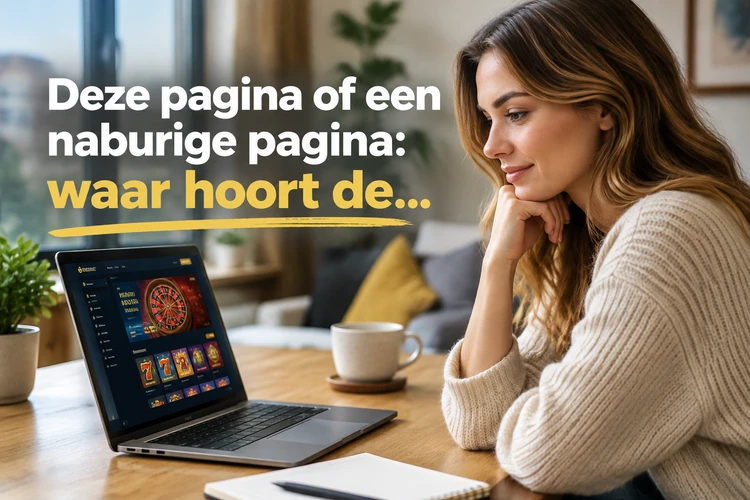 Deze pagina of een naburige pagina: waar hoort de informatie?
