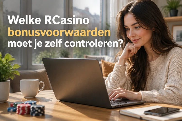 Welke RCasino bonusvoorwaarden moet je zelf controleren?